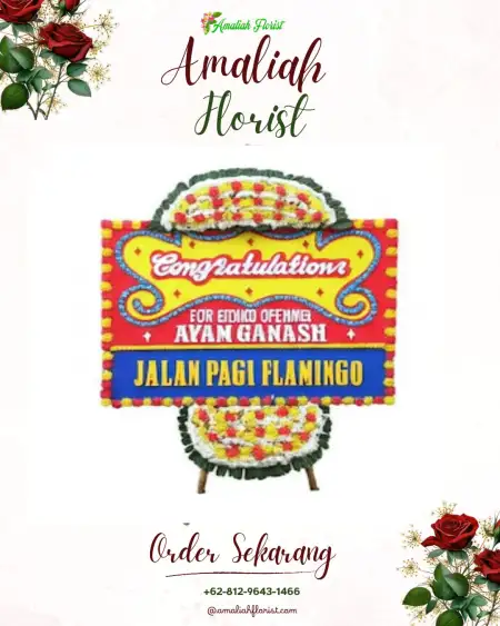 Sewa Papan Bunga Sanding Marga